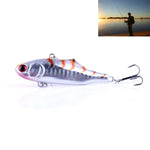 HENGJIA VI026 7cm/24g Volle Schwimmschicht Kunststoff-Hardbaits Angelköder Set Tackle Köder, verpackt