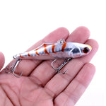 HENGJIA VI026 7cm/24g Volle Schwimmschicht Kunststoff-Hardbaits Angelköder Set Tackle Köder, verpackt