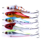 HENGJIA VI026 7cm/24g Volle Schwimmschicht Kunststoff-Hardbaits Angelköder Set Tackle Köder, verpackt