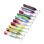 HENGJIA PO032 8cm/12g Simulation Hard Baits Angelköder mit Haken Tackle Baits passend für Salzwasser und Süßwasser, PO032 1#, PO032 2#, PO032 3#, PO032 4#, PO032 5#, PO032 6#, PO032 7#, PO032 8#, PO032 9#, PO032 10#