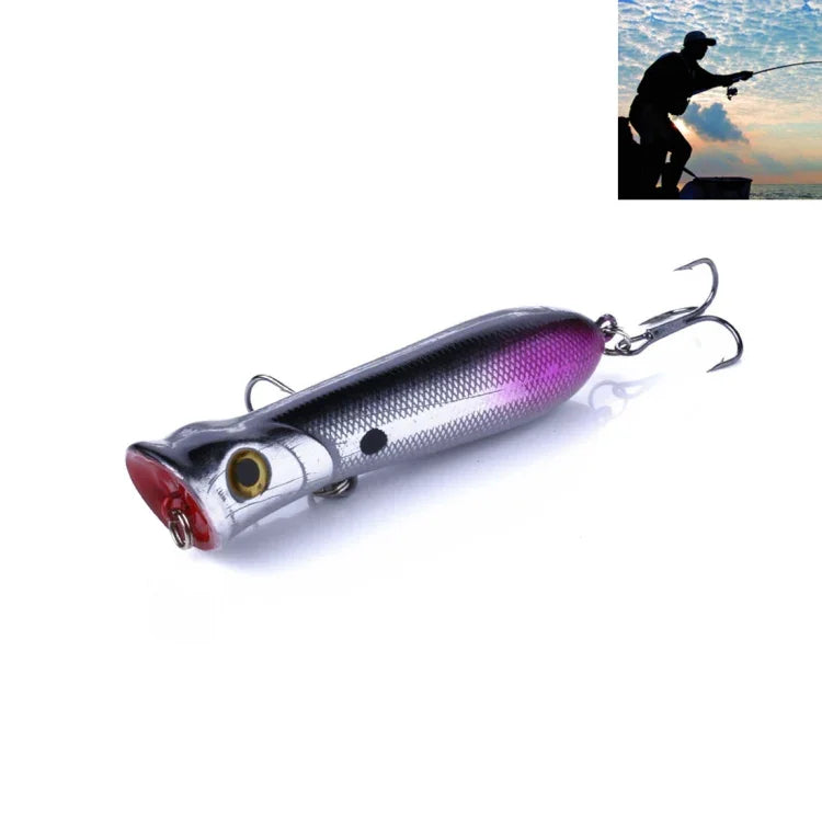 HENGJIA PO032 8cm/12g Simulation Hard Baits Angelköder mit Haken Tackle Baits passend für Salzwasser und Süßwasser, PO032 1#, PO032 2#, PO032 3#, PO032 4#, PO032 5#, PO032 6#, PO032 7#, PO032 8#, PO032 9#, PO032 10#