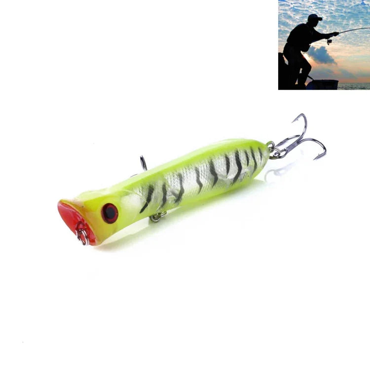 HENGJIA PO032 8cm/12g Simulation Hard Baits Angelköder mit Haken Tackle Baits passend für Salzwasser und Süßwasser, PO032 1#, PO032 2#, PO032 3#, PO032 4#, PO032 5#, PO032 6#, PO032 7#, PO032 8#, PO032 9#, PO032 10#