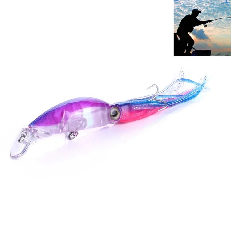 HENGJIA JIZ002 10cm/16.6g Großer Tintenfischförmiger Harter Köder Weitwurf-Angelköder Angelzubehör Köder Geeignet für Meeresangeln und Süßwasserangeln, JIZ002 A, JIZ002 B, JIZ002 C, JIZ002 D, JIZ002 E, JIZ002 F, JIZ002 G, JIZ002 H
