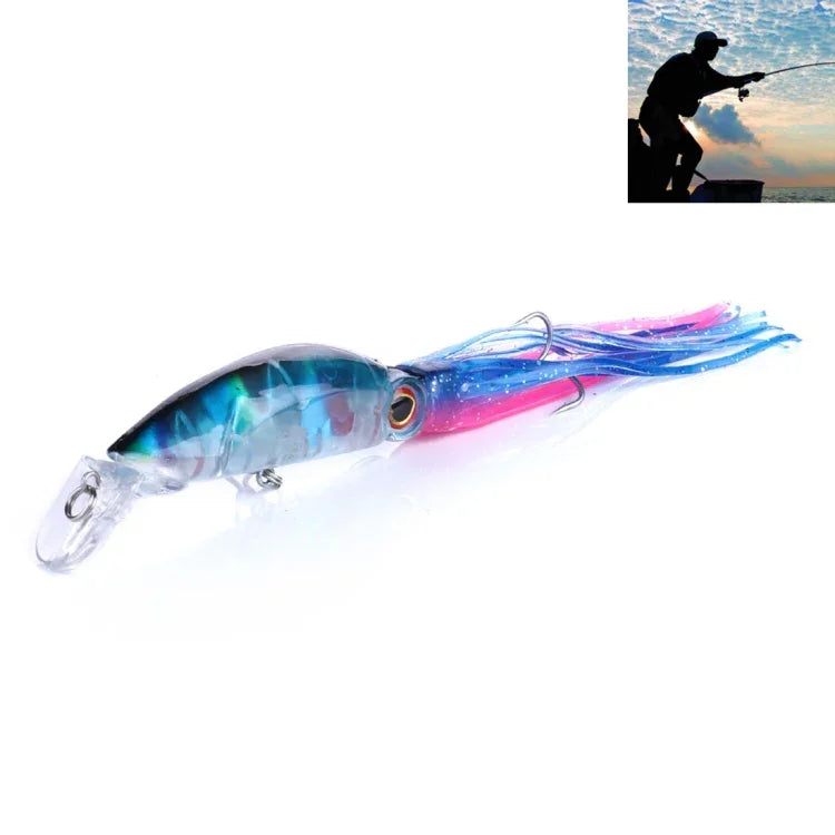 HENGJIA JIZ002 10cm/16.6g Großer Tintenfischförmiger Harter Köder Weitwurf-Angelköder Angelzubehör Köder Geeignet für Meeresangeln und Süßwasserangeln, JIZ002 A, JIZ002 B, JIZ002 C, JIZ002 D, JIZ002 E, JIZ002 F, JIZ002 G, JIZ002 H