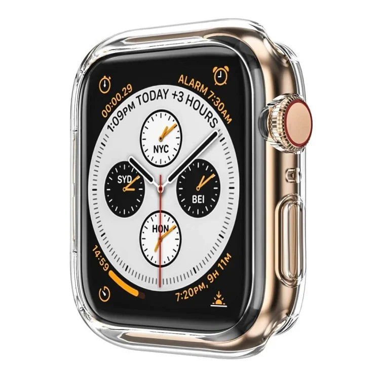 ENKAY Hat-Prince 2-in-1 TPU-Halbschutzhülle + 3D-Vollbild-PET-Schutzfolie mit Wärmeformfunktion für Apple Watch Series 6 / 5 / 4 / SE 3 / SE 2 / SE 1 (44 mm)