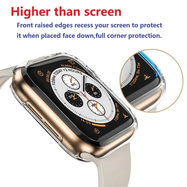 ENKAY Hat-Prince 2-in-1 TPU-Halbschutzhülle + 3D-Vollbild-PET-Schutzfolie mit Wärmeformfunktion für Apple Watch Series 6 / 5 / 4 / SE 3 / SE 2 / SE 1 (44 mm)