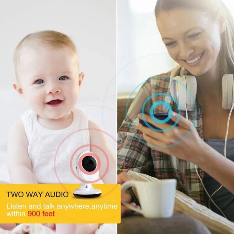 BM - SP820 2.4 inch LCD 2.4GHz Wireless Surveillance Camera Baby Monitor with 7 - IR LED Night Vision, Two Way Voice Talk - Trustpick