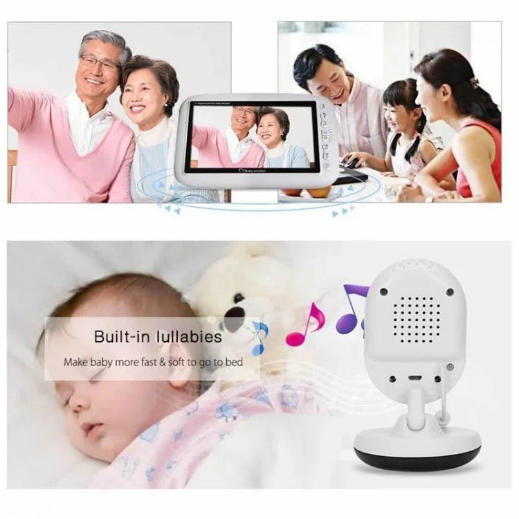 BM - SP820 2.4 inch LCD 2.4GHz Wireless Surveillance Camera Baby Monitor with 7 - IR LED Night Vision, Two Way Voice Talk - Trustpick