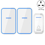 CACAZI A68 - 2 One to Two Wireless Remote Control Electronic Doorbell Home Smart Digital Wireless Doorbell - Trustpick