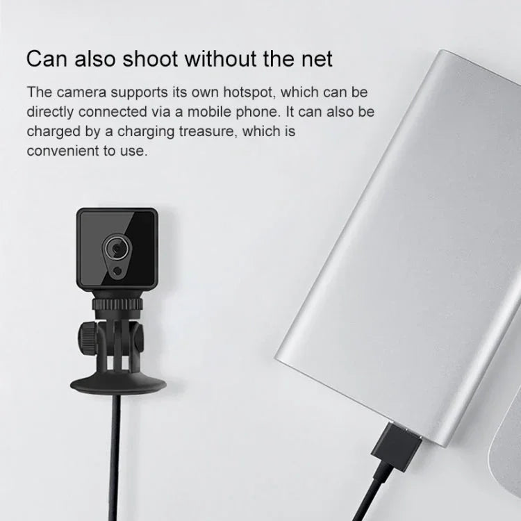 CAMSOY S1 HD 1280 x 720P 140 Degree Wide Angle Wireless WiFi Intelligent Surveillance Camera - Trustpick