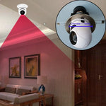 DP17 2.0 Million Pixels Dual Light Source Smart Dual - band WiFi 1080P HD Outdoor Network Light Bulb Camera, Support Infrared Night Vision & Two - way Audio & Motion Detection & TF Card - Trustpick