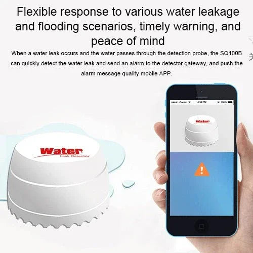 DY - SQ100B Water Leakage Detector with Two Sensors - Trustpick