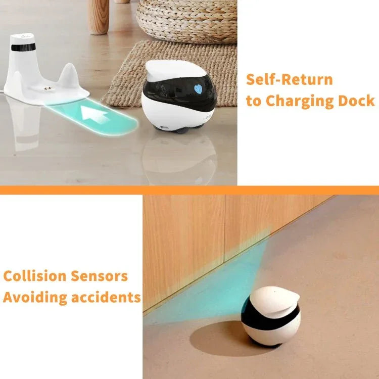 EBO SE 1080P HD Smart Home Companion Robot Remote Monitoring Camera, Support Infrared Night Vision & Two - way Voice & TF Card, US Plug - Trustpick