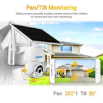 ESCAM QF450 HD 1080P 4G AU Version Solar Powered IP Camera without Memory, Support Two - way Audio & PIR Motion Detection & Night Vision & TF Card - Trustpick