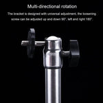 Hanging Stainless Steel Camera Bracket 360 Degree Adjustable Universal Surveillance Mounting Holder - Trustpick