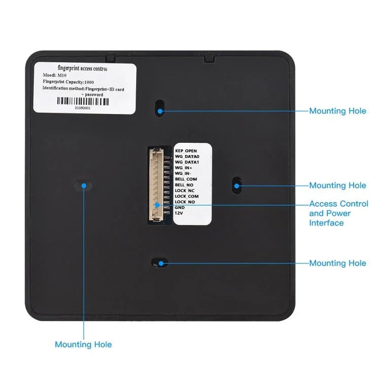M10 Smart ID Card Recognition Fingerprint Access Control All - in - one Attendance Machine - Trustpick