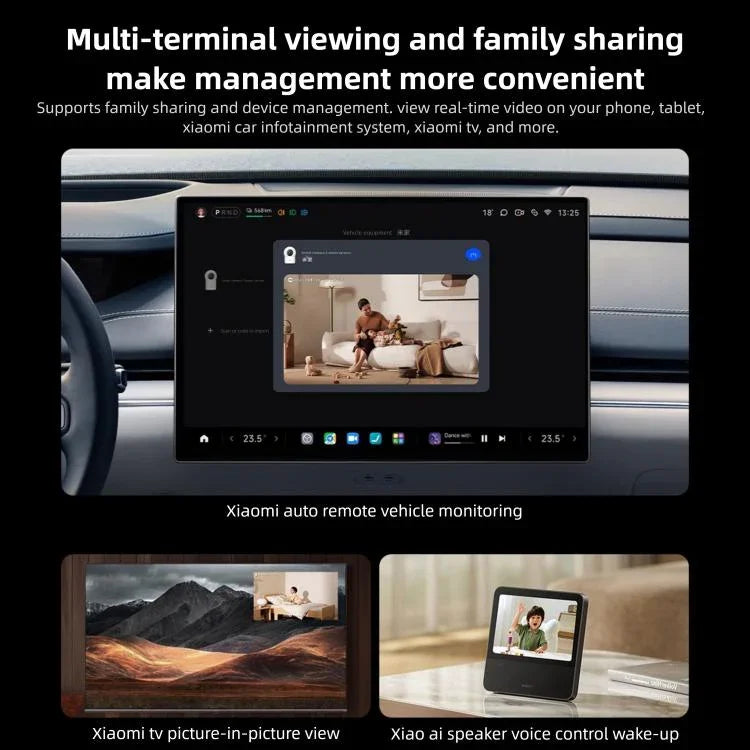 Original Xiaomi Mijia Smart Camera 4 9X Zoom Edition Baby Pet AI Facial Recognition Gesture Call Two - way Voice Camera For Mi Home APP - Trustpick