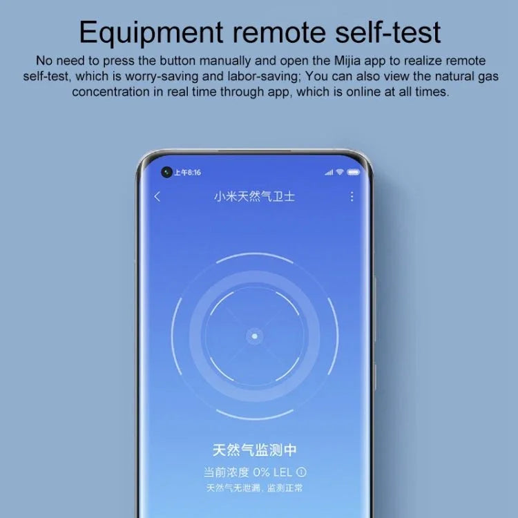 Original Xiaomi Smart Home Gas Alarm Sensor Detector, US Plug - Trustpick