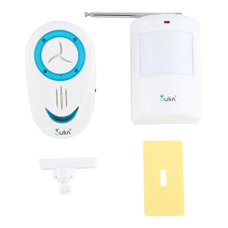 OULIA 220V Wireless Sensor Door Chime Electro Guard Watch, US Plug - Trustpick
