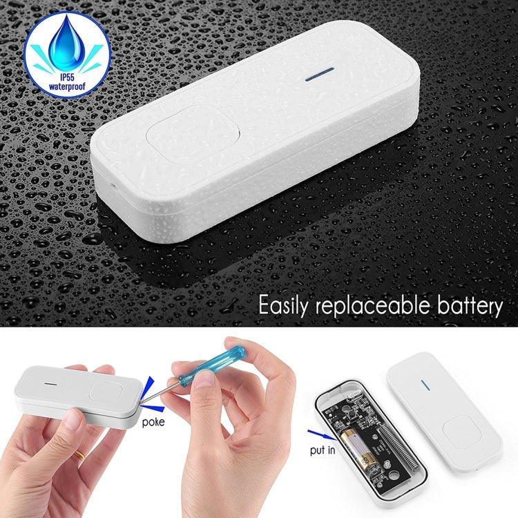 P6 - B 110dB Wireless IP55 Waterproof Low Power Consumption WiFi Doorbell Receiver, 53 Music Options, Receiver Distance: 300m - Trustpick