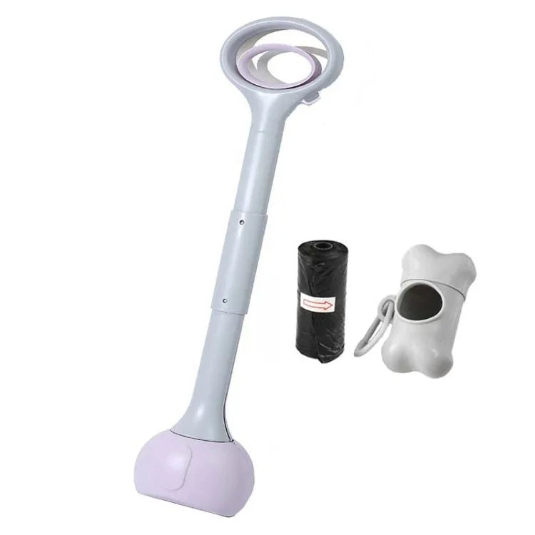 Pet Poop Picker Dog Walking Tools With Garbage Bag Storage Box - Trustpick