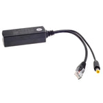 Power Over Ethernet Splitter 48V Input and 12V Output 48V PoE Splitter Adapter, Let 12V DC IP Camera Become POE Camera - Trustpick