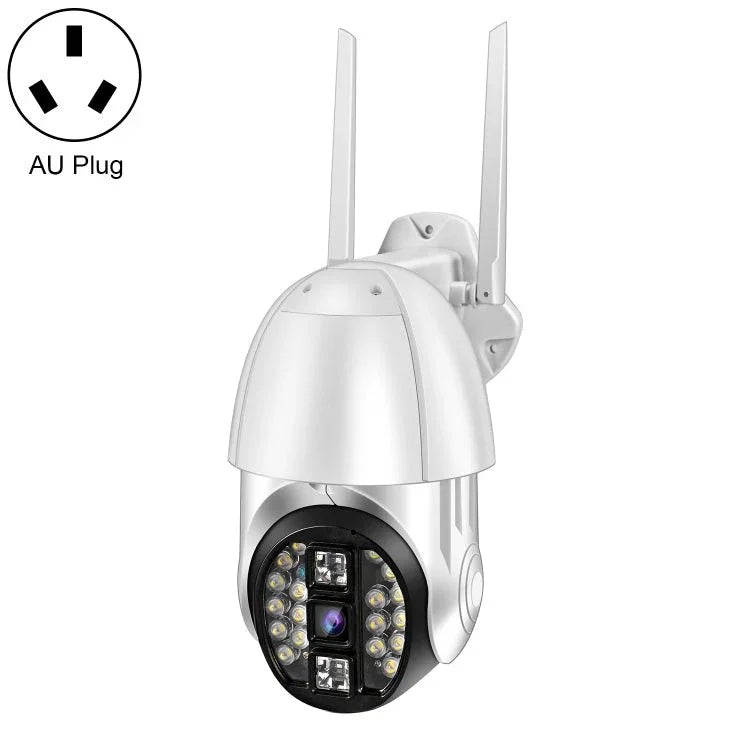 QX33 1080P Panoramic PTZ 360 Degree Rotating WIFI Camera, Support Day and Night Full Color & Two - way Voice Intercom & Motion Detection Alarm & Video Playback & 64GB TF Card, AU Plug - Trustpick