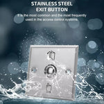 S86 Stainless Steel Exit Button 86 Metal Access Control Switch - Trustpick