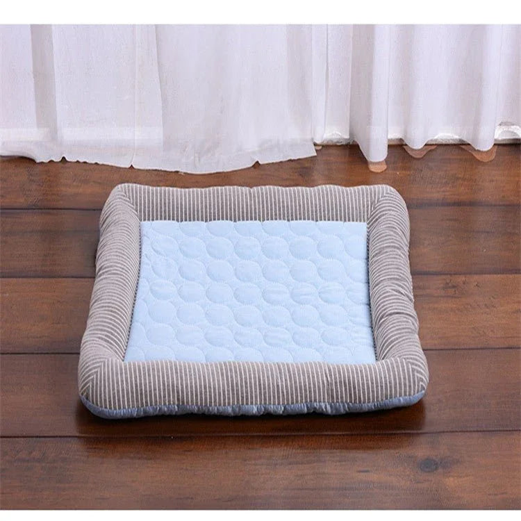 Summer Ice Silk Nest Pads Small and Medium - sized Multifunctional Cool Pet Nest Dog Cat Pad - Trustpick