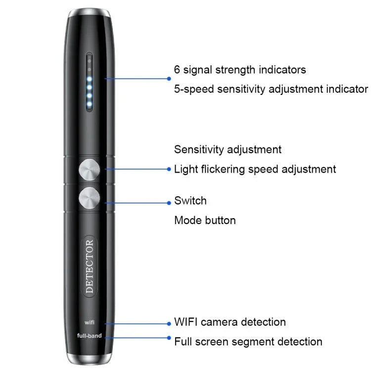 T8 Anti - eavesdropping Anti - candid Camera Infrared Detector - Trustpick