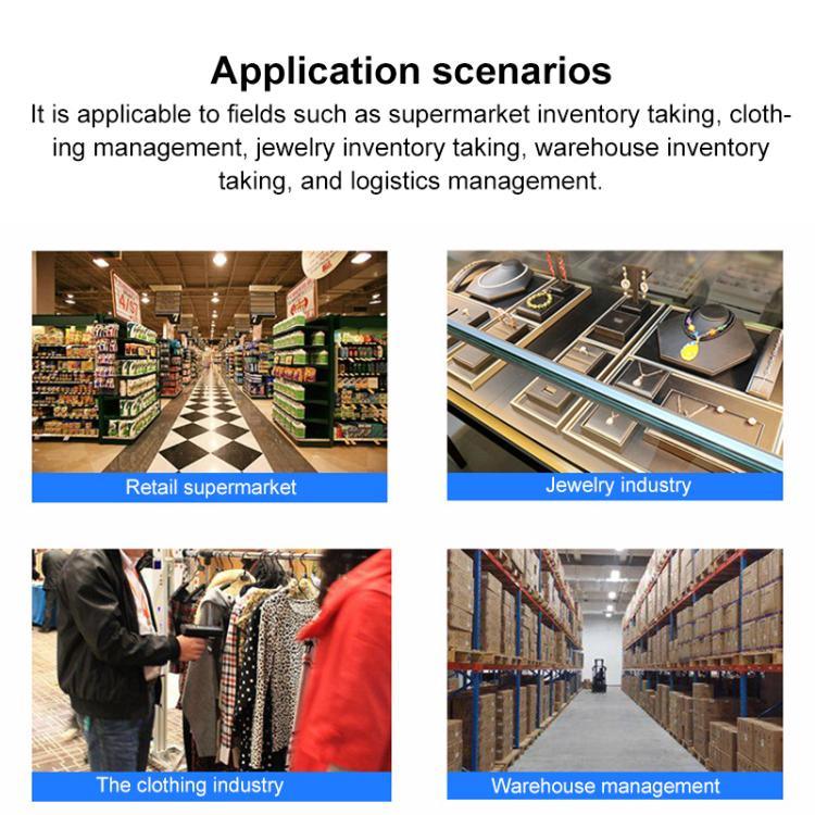 UHF RFID Radio Frequency High Performance Handheld Back Clip Bluetooth Communication Reader, Style: Bluetooth RFID Reader/Writer - Trustpick