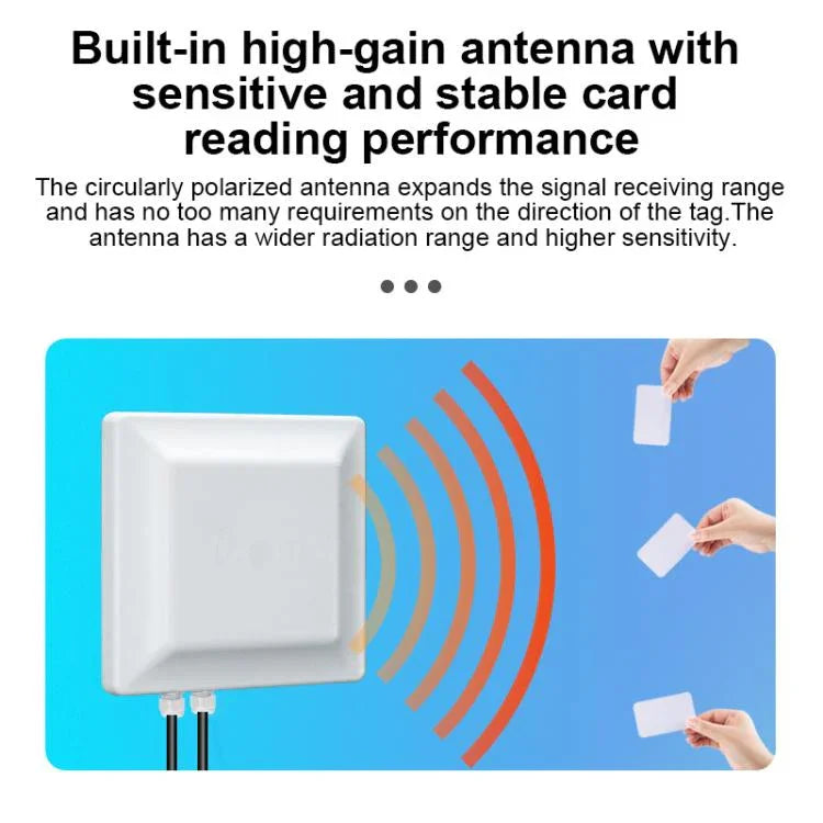 UHF RFID Reader Long Range Integrated Reader Writer With E710 Chip, Style: Add Low Temperature Heating Device - Trustpick
