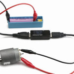 USB - A Female To 2 x Crocodile Clip Power Connection Extension Cable, Length: 0.5m - Trustpick