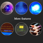 USB Rechargeable Laser Pattern Funny Cat Flashlight With Woods Purple Light Detection Lamp - Trustpick
