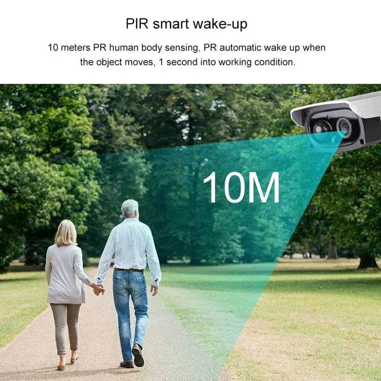 VESAFE VS - Y3 Outdoor HD 1080P Solar Power Security IP Camera, Support Motion Detection & PIR Wake up, IP66 Waterproof - Trustpick