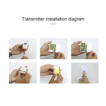 VOYE V025A Home Music Remote Control Wireless Doorbell with 38 Polyphony Sounds, US Plug - Trustpick