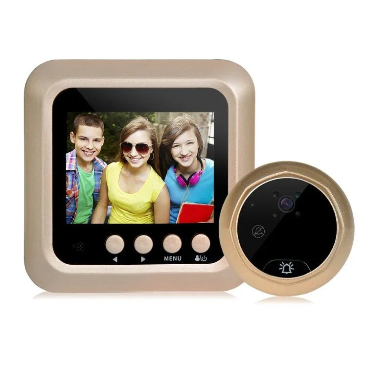 W5 2.4 inch Screen 2.0MP Security Camera No Disturb Peephole Viewer Doorbell, Support TF Card / Night Vision / Video Recording - Trustpick